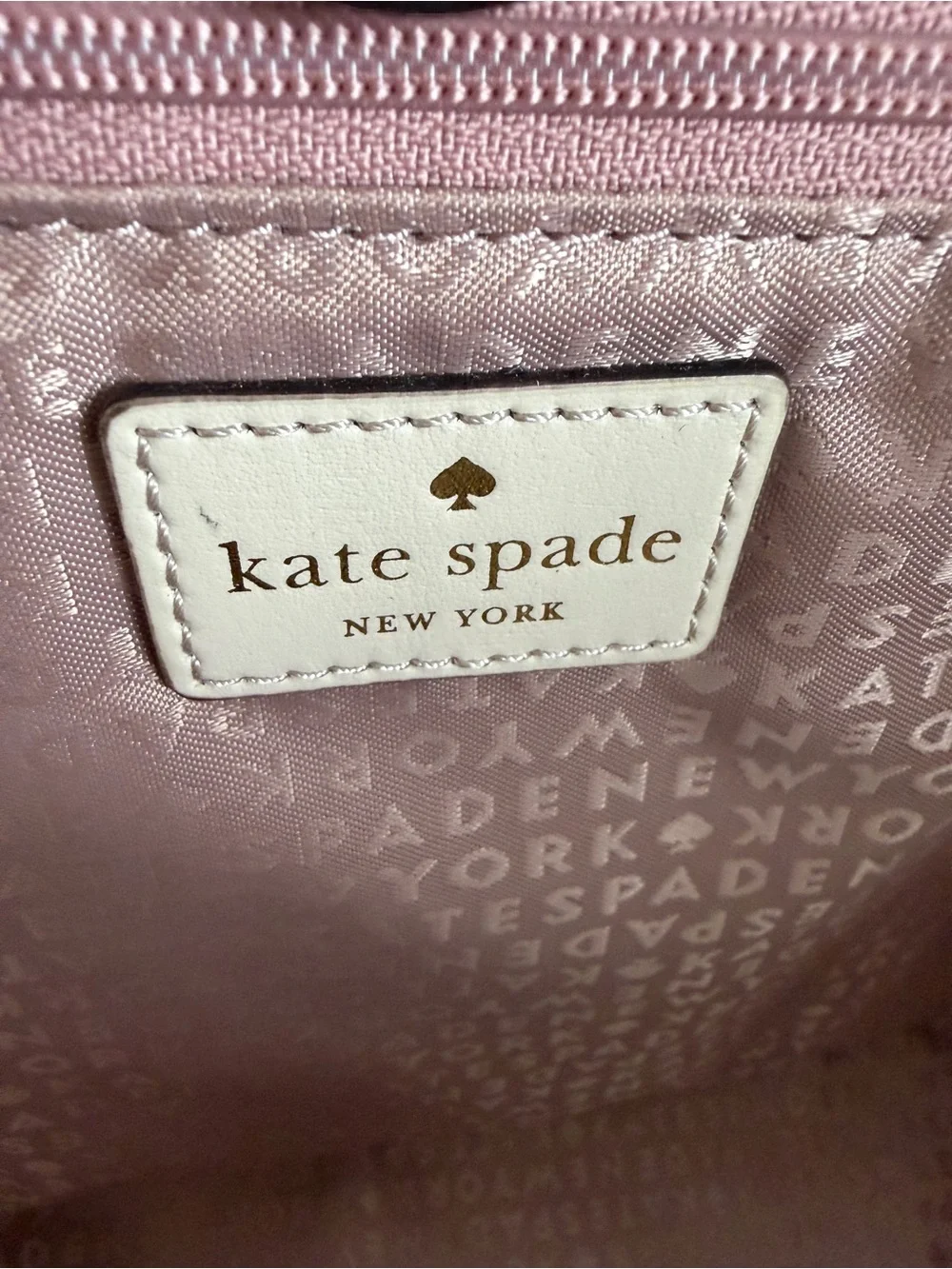 Kate Spade Camden Way Lenora leather tote pebble-colored.